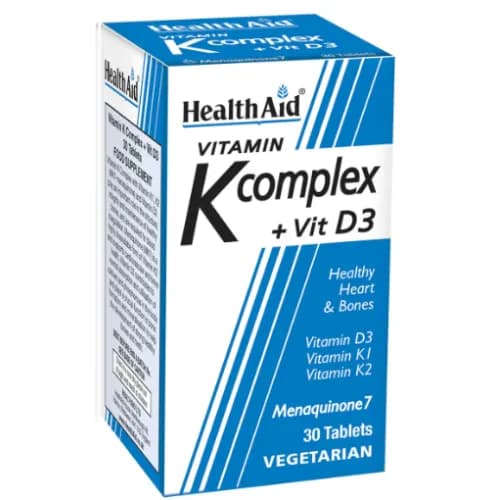 H-Aid Vitamin K Complex+Vit D3 Tabs 30'S