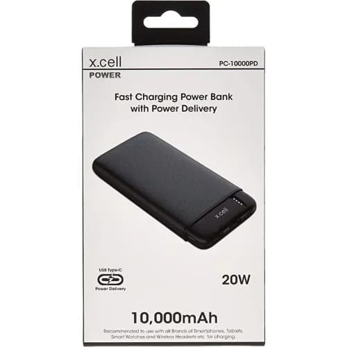 X Cell 10000Mah Power Bank With Pd