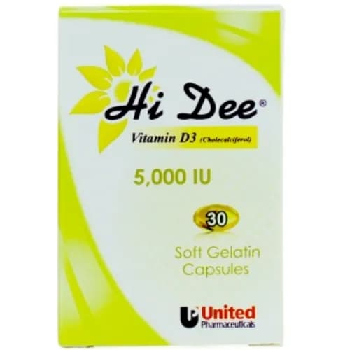 Hi Dee 5000 Iu Softgel 30'S