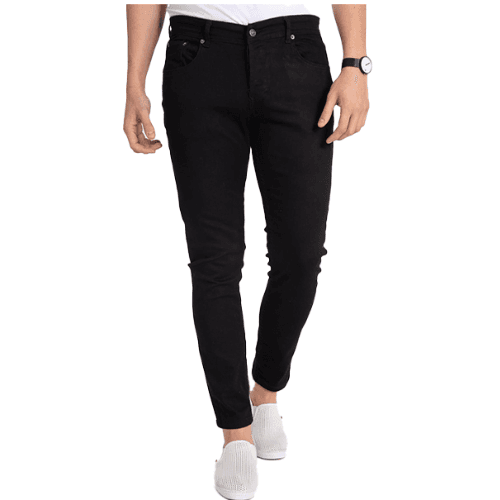 Ntc Mens Slimfit Jeans Black Mc33Rh