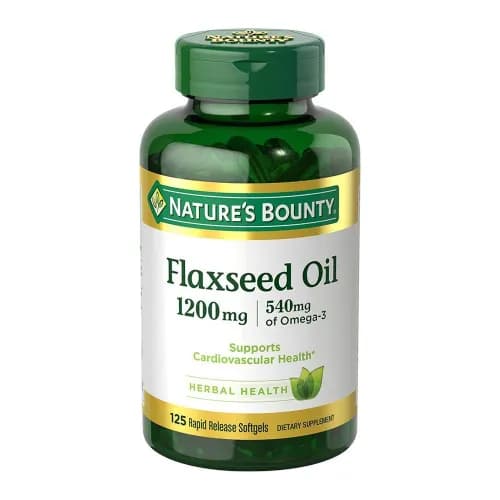 Nature'S Bounty Flax Seed Oil 1200Mg - 125'S