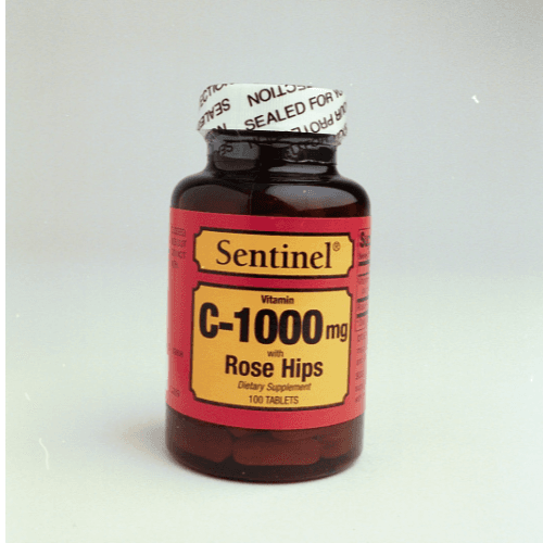 Sentinel Vitamin C 1000 Mg Rose Hips Tab 50 S