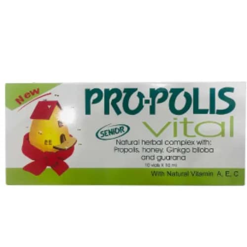 Propolis Vital Senior Vials- (10X10)Ml