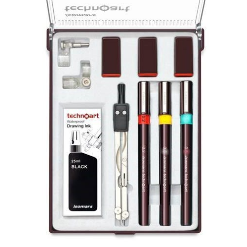 Technical Drawing Pen Set Of 3 “0.2 0.4 0.6 “