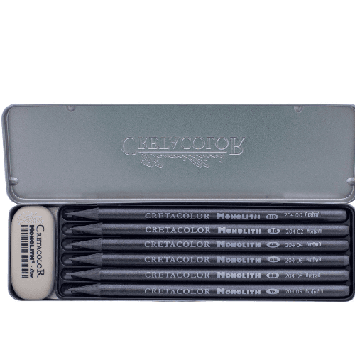 Monolith Pocket Set, 6 Graphite Monolith + 1 Eraser 300 44