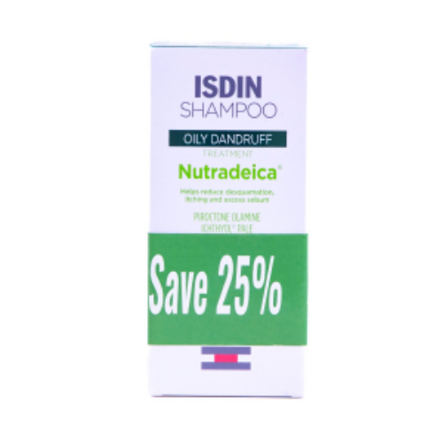 Isdin Anti Oily Dandruff Shampoo (Offer Pack)