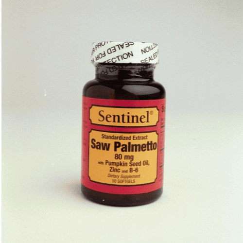 Sentinel Saw Palmetto 250 Mg Softgels