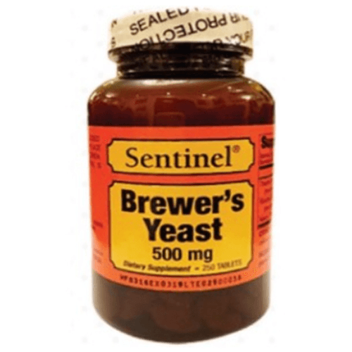 Sentinel Brewer'S Yeast 500Mg Tablets 250 Pieces