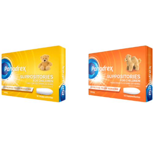 Panadrex 250Mg Children Suppositories