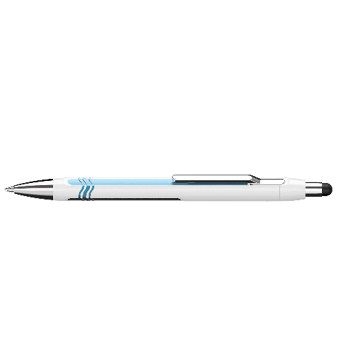 Ballpoint Pen Epsilon Touch White-Blue Refill Slider 755 XB Blue Schneider