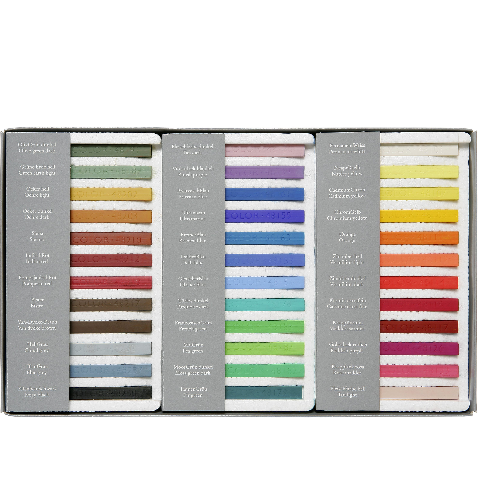 Hard Pastel Set Of 36 Colors Assortment In Cardboard Box