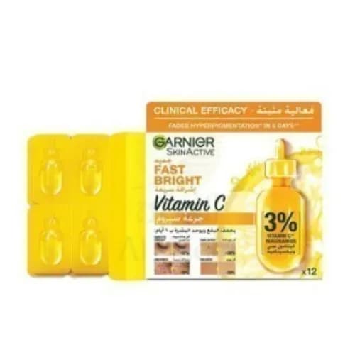 Garnier Sa Face Serum Fb Ampoules 12S