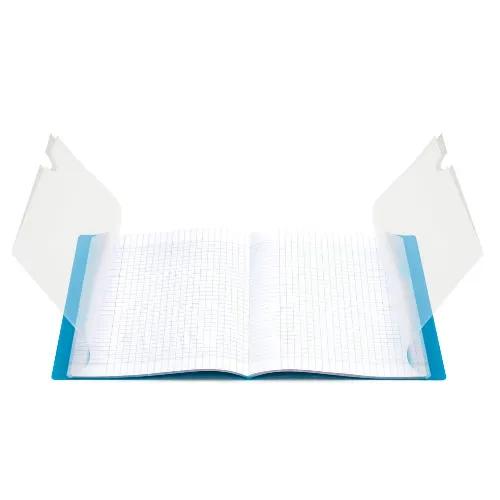 Koverbook, Stapled Transparent Polypro 10 Ass. Colours 24X32Cm 48Sh. SeyÃ¨s - Delivered In Pos Displ