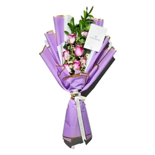 Violet Rose Bouquet