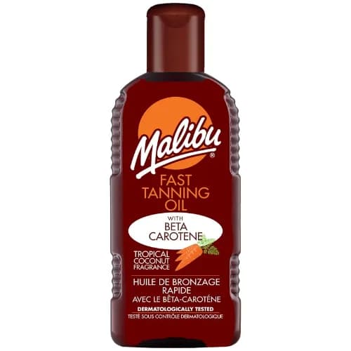 Malibu Fast Tanning Oil With Carotene 200Ml