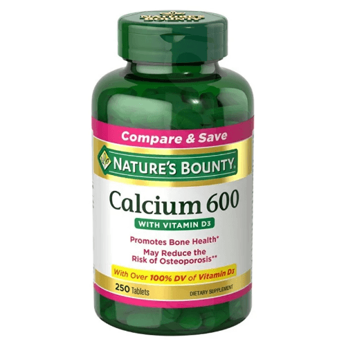 Nature S Bounty Calcium 600 Mg With Vit D Tab 60 S