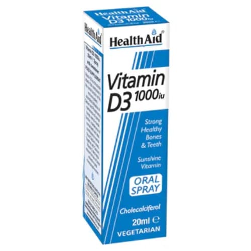 Healthaid Vitamin D3 1000Iu Oral Spray 20Ml