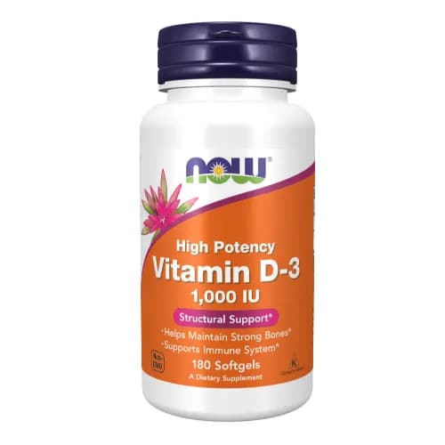 Now Vitamin D3 1000 Iu -180 Soft Gels