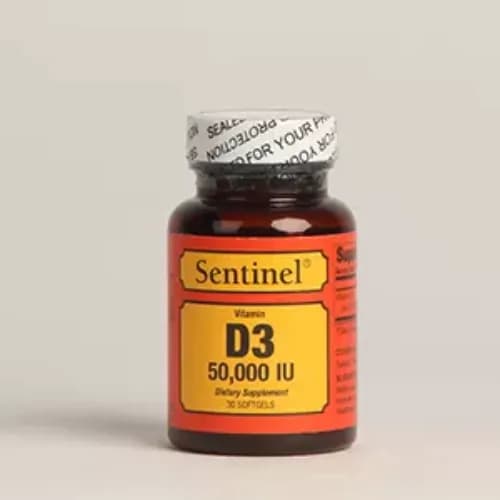 Sentinel Vitamin D3 50000 Iu Softgels 30 Pieces