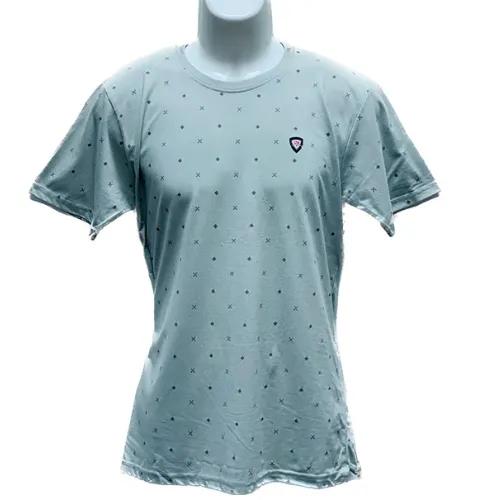 Gdk Round Neck Patterned T Shirt Xxl Light Grey Mcin53E (Buy 1 Get 1 Free) 