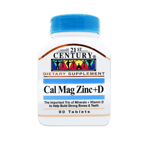 21St Century Cal Mag Zinc + D Tablets - 90'S