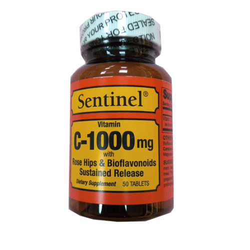 Sentinel Vitamin C 1000Mg 50 Tablets