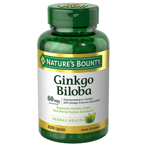 Nature S Bounty Ginkgo Biloba 60  Mg Caps 200