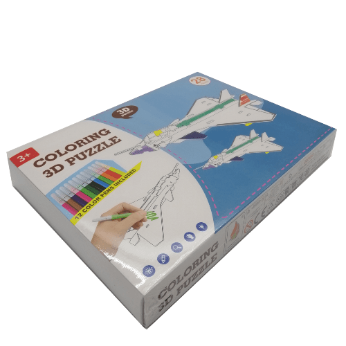 Coloring 3d Puzzle B ( 28 Pieces )