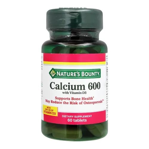 Nature'S Bounty Calcium 600 With Vitamin D3 - 60 Tablets