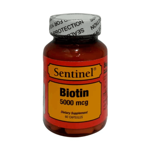 Sentinel Biotin 5000 Mcg Cap 60 S