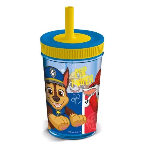 Stor Leak Proof Silicone Straw Tumbler Paw Patrol Pup Power 465 Ml