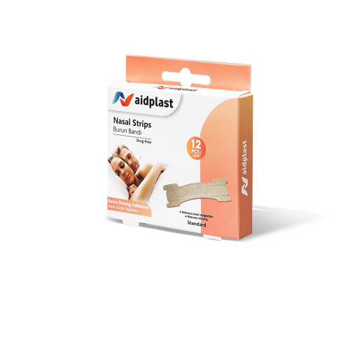 Aidplast Adults Standard Nasal Strips - 12'S