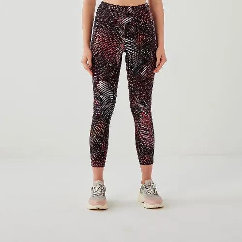 Calvin Klein Leggings In Black, Red And Grey