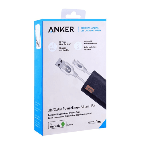 Anker Power Line Usb To Micro 0.9M/3Ft A8142Ha1