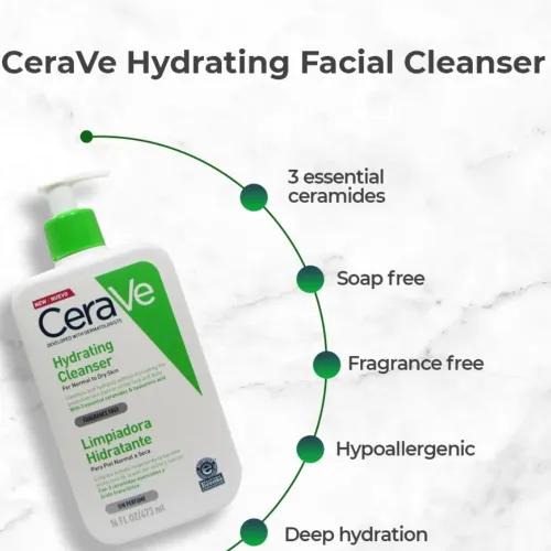 Cerave Hydrating Facial Cleanser 473Ml