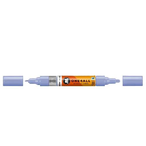 Acrylic Marker One4All Twin 1,5/4mm #209 Blue Violett Pastel Molotow