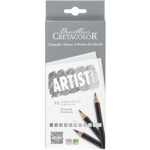 Artist Studio Line - 12 Graphite Pencils, Drawing Set, Cardboard Box