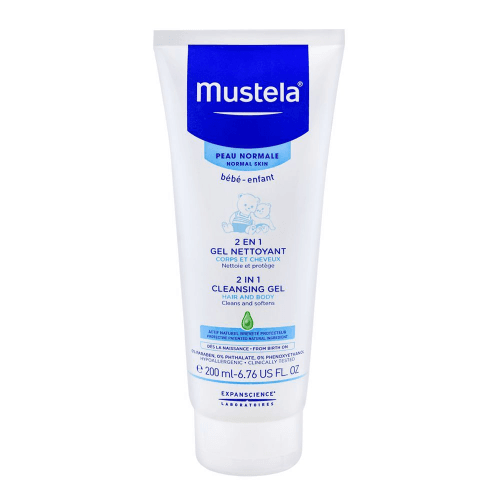 Mustela 2 In 1 Hair Body Cleansing Gel 200 Ml