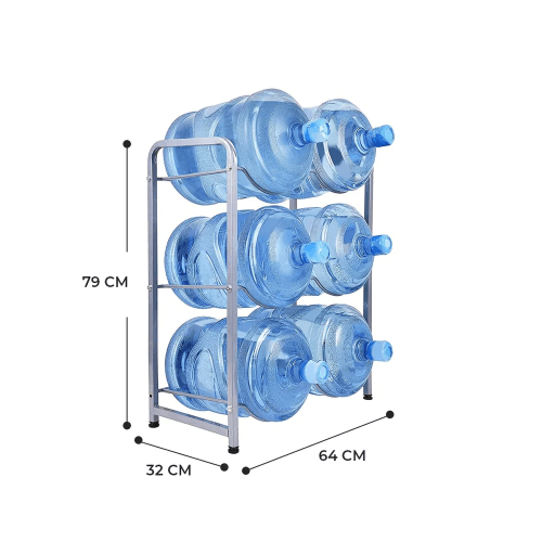 حامل زجاجات ماء سعة 5 جالون، حامل معدني لزجاجات الماء