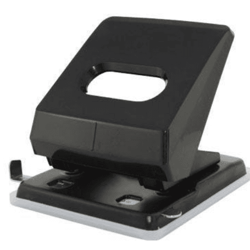 Puncher Heavy Duty 2 Holes  100 Sheet Metal   Black