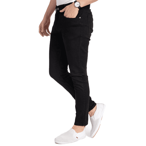 Ntc Mens Slimfit Jeans Black Mc33Rh