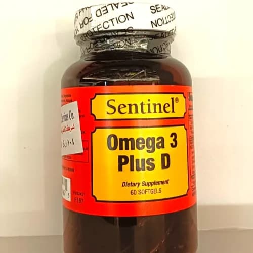 Sentinel Omega 3 +Vitamin D - 60'S