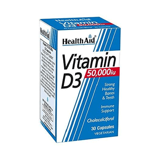 Health Aid Vitamin D 3  50000 Iu Cap 30 S