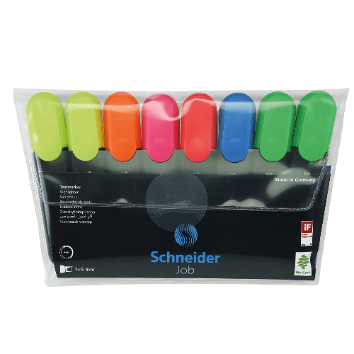 Highlighter Job assorted Wallet 8 pieces