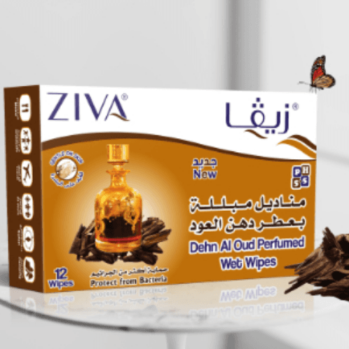 Ziva Oud Perfumed Wet Wipes - 12'S