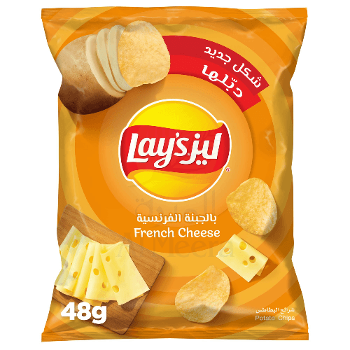 ليز شيبس شرائح بطاطس بالجبنة 48 جم