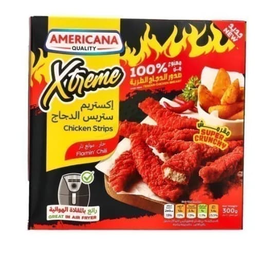 Ame Spicy Extreme  Crispy Strips 300G