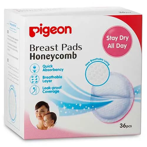 Pigeon Breast Pad Honey Comb 36Pc