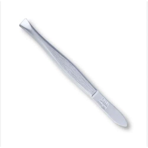 Tweezer-Straight 3'' Mat Chromium Blister-13018