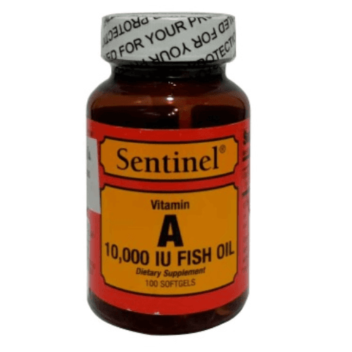 Sentinel A 10000 Iu Fish Oil 100 Tab